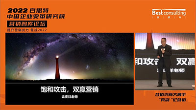 孟慶祥：飽和攻擊、雙贏營銷